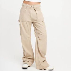Lioness Tan Cargo Pants